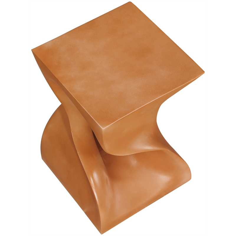 Meridian Furniture Jula Terracotta Indoor/Outdoor Concrete End Table