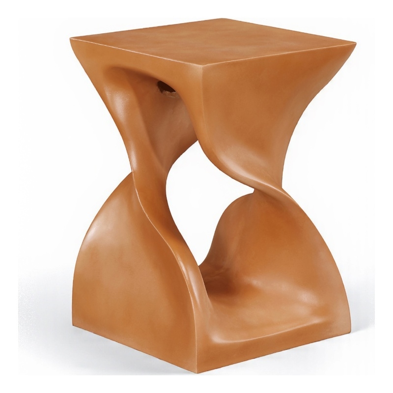 Meridian Furniture Jula Terracotta Indoor/Outdoor Concrete End Table