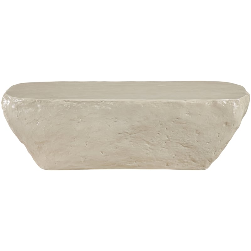 Meridian Furniture Rockford Beige Indoor/Outdoor Concrete Coffee Table