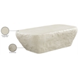 Meridian Furniture Rockford Taupe Indoor/Outdoor Concrete Coffee Table