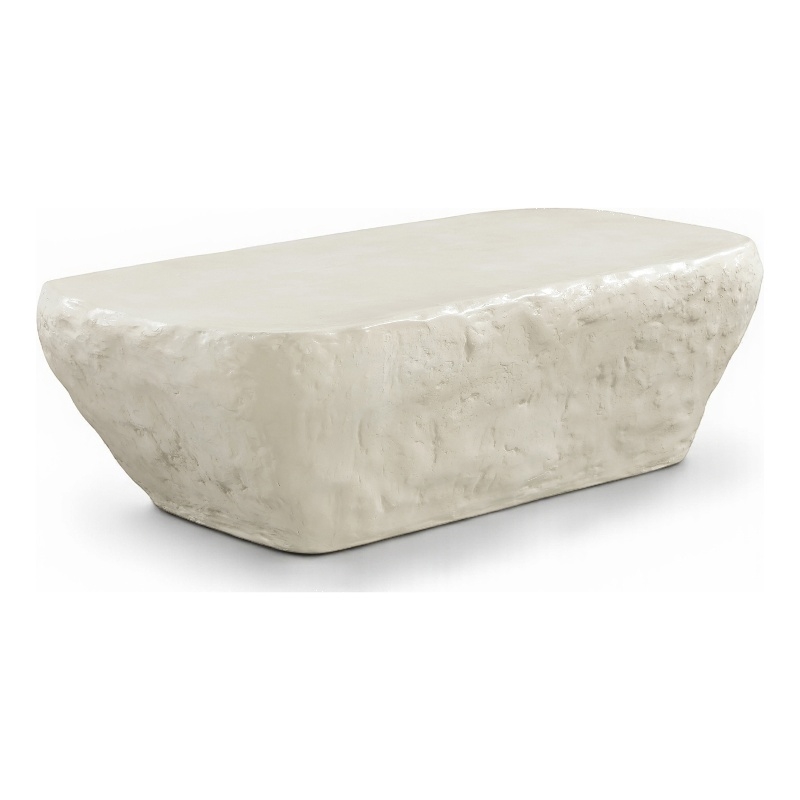 Meridian Furniture Rockford Taupe Indoor/Outdoor Concrete Coffee Table