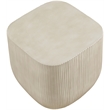 Meridian Furniture Sonara Beige Indoor/Outdoor Concrete End Table