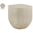 Meridian Furniture Sonara Beige Indoor/Outdoor Concrete End Table