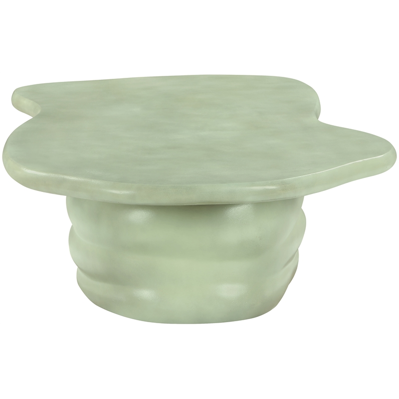 Meridian Furniture Branna Green Indoor/Outdoor Concrete Coffee Table
