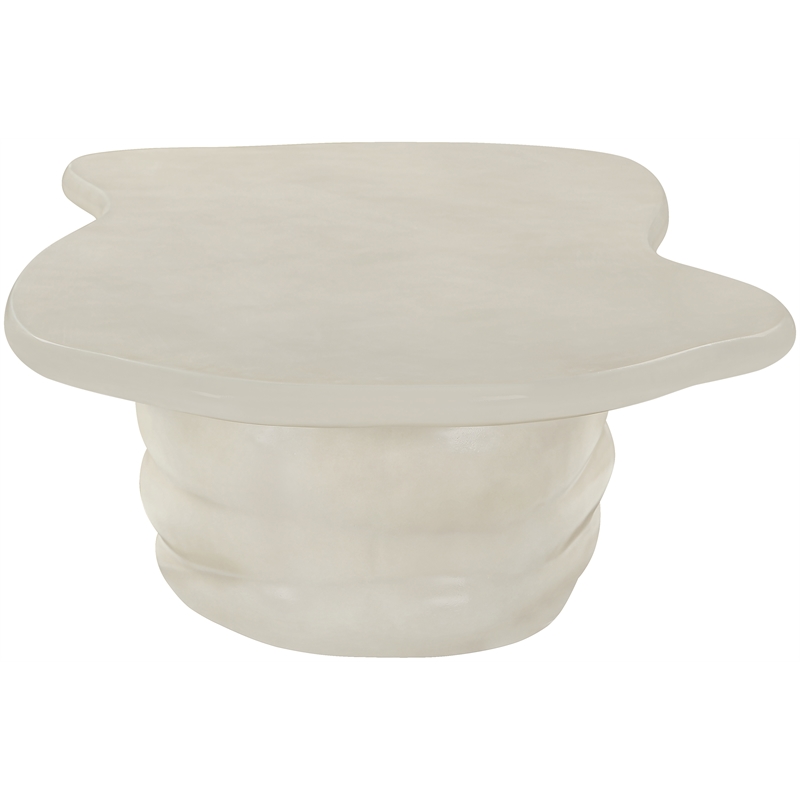 Meridian Furniture Branna Taupe Indoor/Outdoor Concrete Coffee Table