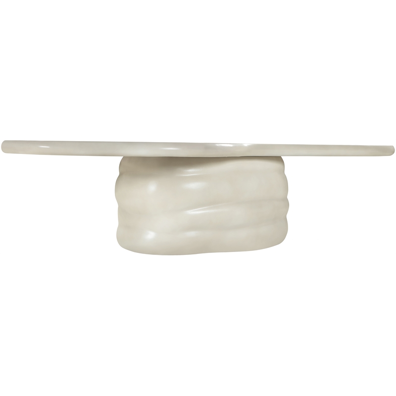 Meridian Furniture Branna Taupe Indoor/Outdoor Concrete Coffee Table