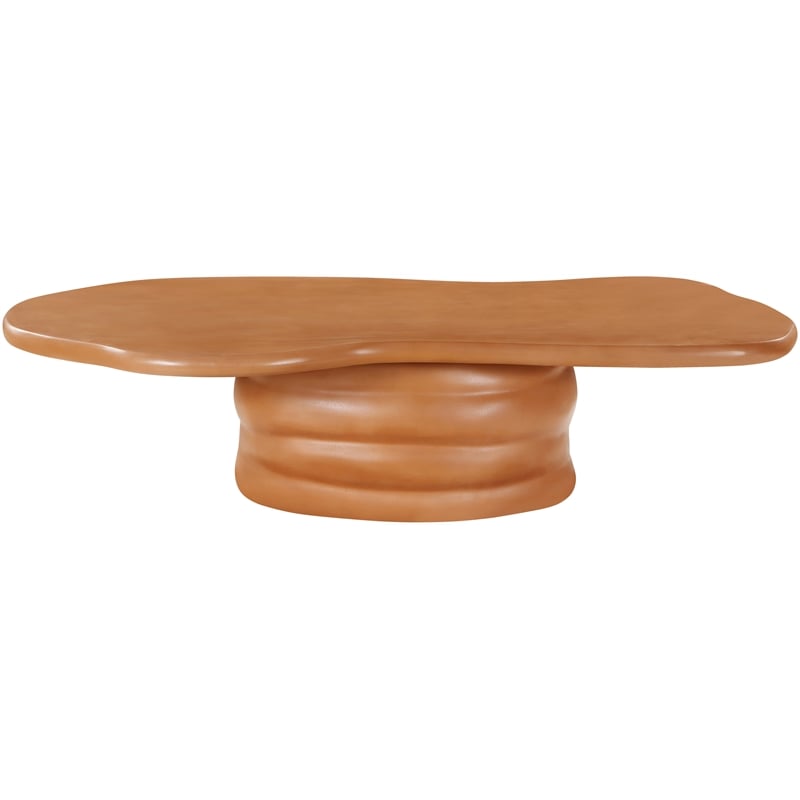 Meridian Furniture Branna Terracotta Indoor/Outdoor Concrete Coffee Table