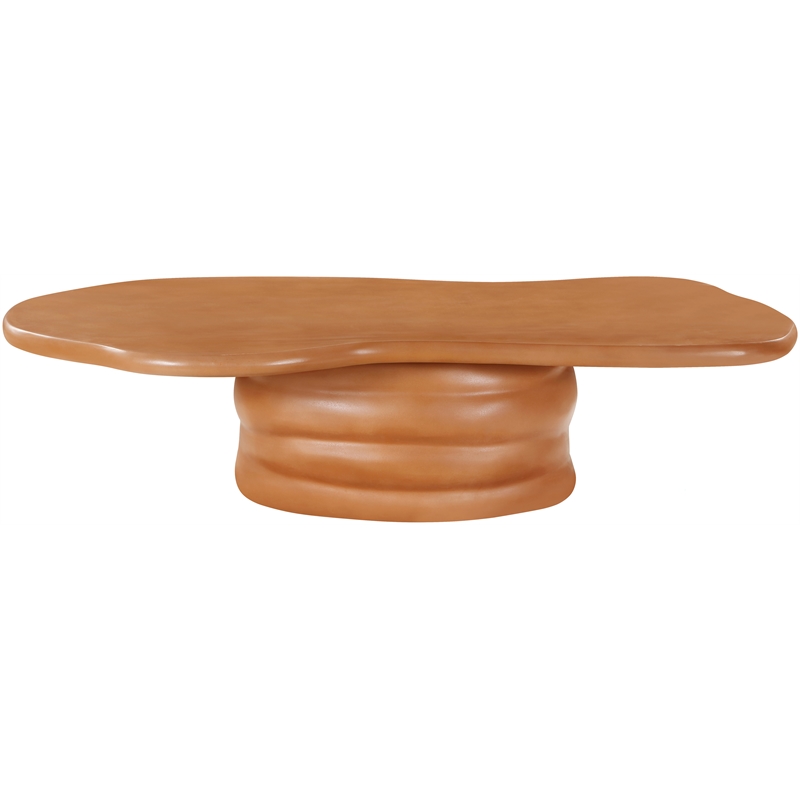 Meridian Furniture Branna Terracotta Indoor/Outdoor Concrete Coffee Table