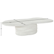 Meridian Furniture Branna Ivory Terrazzo Indoor/Outdoor Concrete Coffee Table