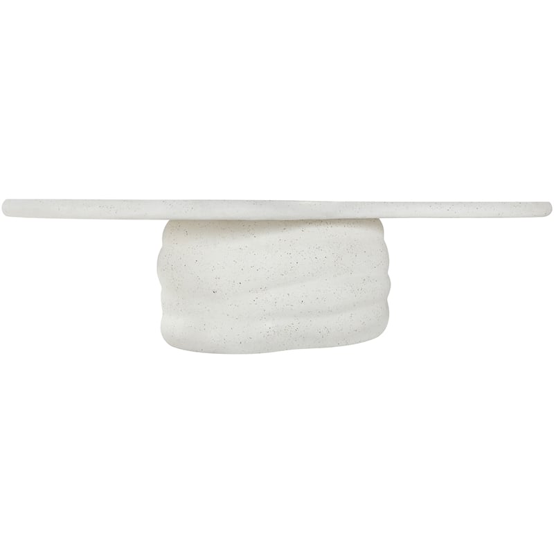 Meridian Furniture Branna Ivory Terrazzo Indoor/Outdoor Concrete Coffee Table
