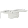 Meridian Furniture Branna Ivory Terrazzo Indoor/Outdoor Concrete Coffee Table
