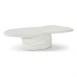 Meridian Furniture Branna Ivory Terrazzo Indoor/Outdoor Concrete Coffee Table