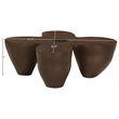 Meridian Furniture Fiore Brown Indoor/Outdoor Concrete Coffee Table