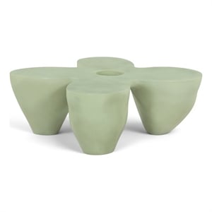 Meridian Furniture Fiore Green Indoor/Outdoor Concrete Coffee Table