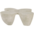 Meridian Furniture Fiore Beige Indoor/Outdoor Concrete Coffee Table
