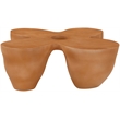 Meridian Furniture Fiore Terracotta Indoor/Outdoor Concrete Coffee Table