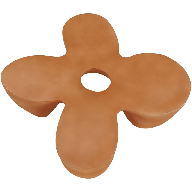 Meridian Furniture Fiore Terracotta Indoor/Outdoor Concrete Coffee Table