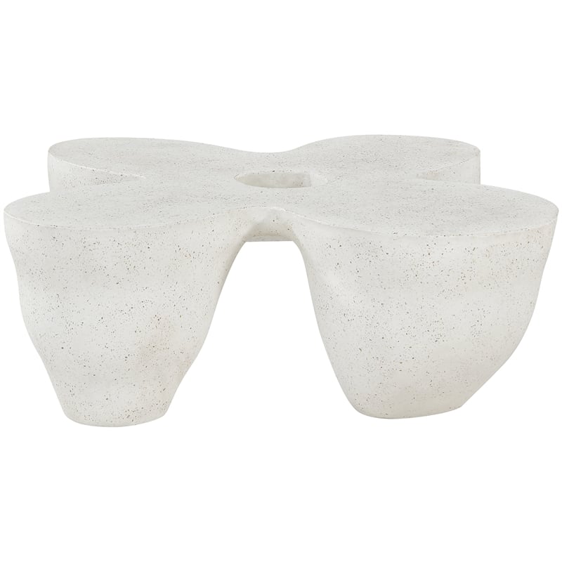 Meridian Furniture Fiore Terrazzo Indoor/Outdoor Concrete Coffee Table