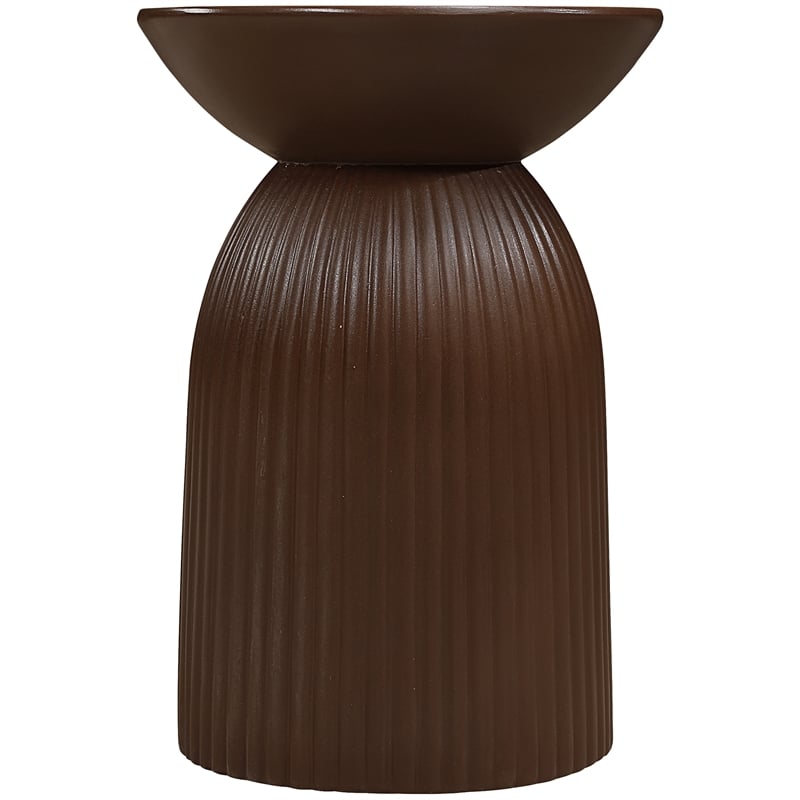 Meridian Furniture Opani Brown Indoor/Outdoor Concrete End Table