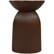 Meridian Furniture Opani Brown Indoor/Outdoor Concrete End Table