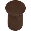 Meridian Furniture Opani Brown Indoor/Outdoor Concrete End Table