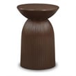 Meridian Furniture Opani Brown Indoor/Outdoor Concrete End Table