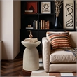 Meridian Furniture Opani Beige Indoor/Outdoor Concrete End Table