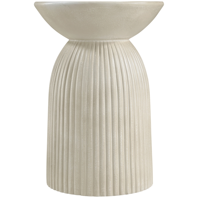 Meridian Furniture Opani Beige Indoor/Outdoor Concrete End Table
