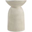 Meridian Furniture Opani Beige Indoor/Outdoor Concrete End Table