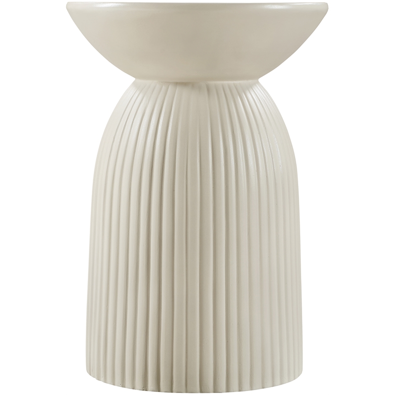 Meridian Furniture Opani Taupe Indoor/Outdoor Concrete End Table