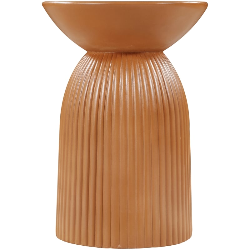 Meridian Furniture Opani Terracotta Indoor/Outdoor Concrete End Table