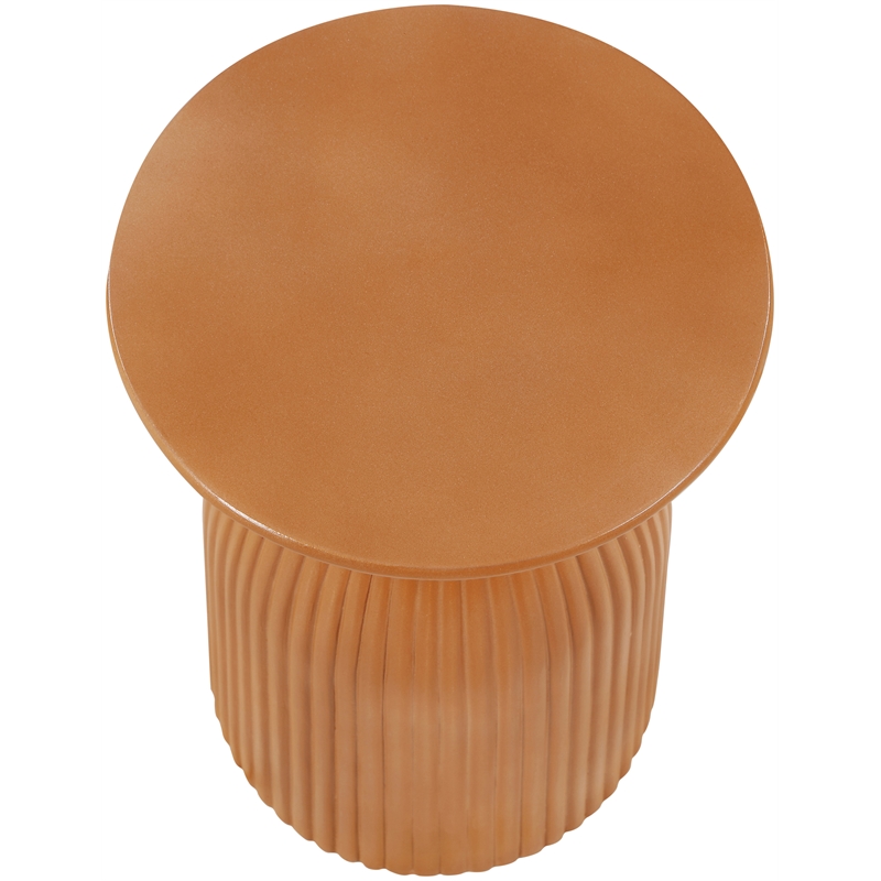Meridian Furniture Opani Terracotta Indoor/Outdoor Concrete End Table