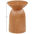 Meridian Furniture Opani Terracotta Indoor/Outdoor Concrete End Table