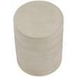 Meridian Furniture Nobi Beige Indoor/Outdoor Concrete End Table