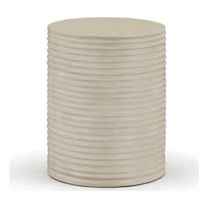 Meridian Furniture Nobi Beige Indoor/Outdoor Concrete End Table