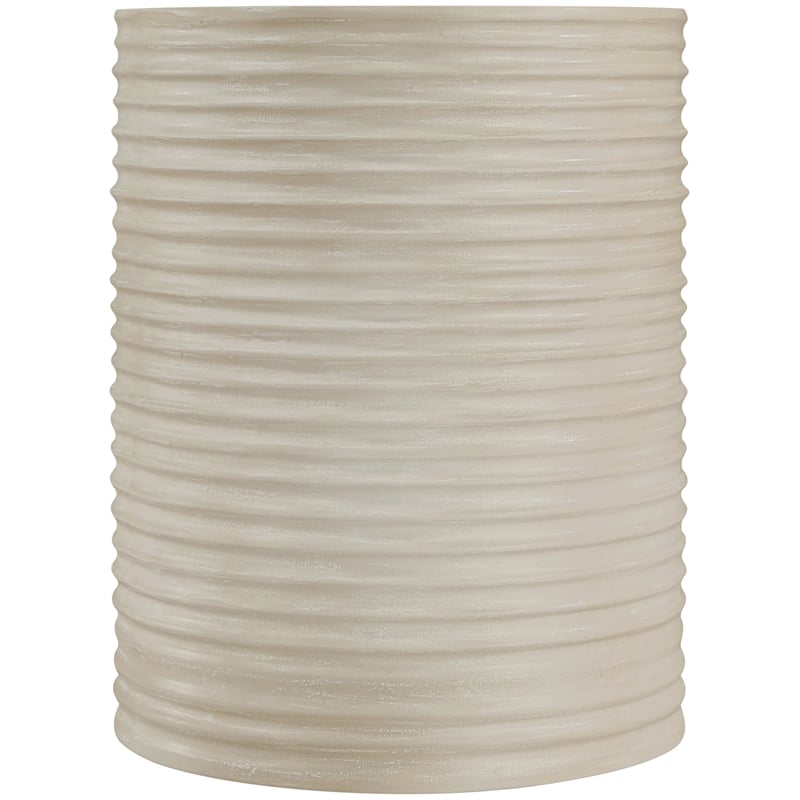 Meridian Furniture Nobi Beige Indoor/Outdoor Concrete End Table