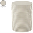 Meridian Furniture Nobi Taupe Indoor/Outdoor Concrete End Table