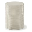 Meridian Furniture Nobi Taupe Indoor/Outdoor Concrete End Table