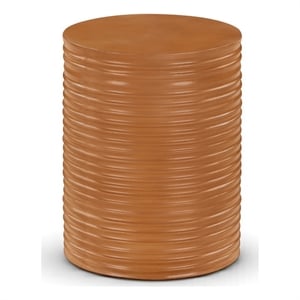 Meridian Furniture Nobi Terracotta Indoor/Outdoor Concrete End Table