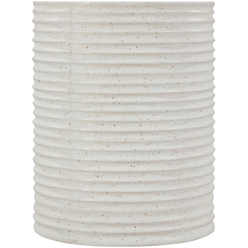 Meridian Furniture Nobi Terrazzo Indoor/Outdoor Concrete End Table