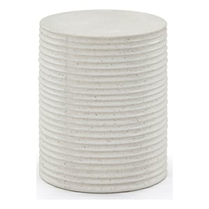 Meridian Furniture Nobi Terrazzo Indoor/Outdoor Concrete End Table