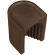 Meridian Furniture Avenda Brown Indoor/Outdoor Concrete End Table