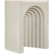 Meridian Furniture Avenda Taupe Indoor/Outdoor Concrete End Table