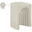 Meridian Furniture Avenda Taupe Indoor/Outdoor Concrete End Table