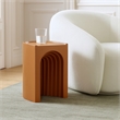 Meridian Furniture Avenda Terracotta Indoor/Outdoor Concrete End Table