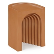Meridian Furniture Avenda Terracotta Indoor/Outdoor Concrete End Table