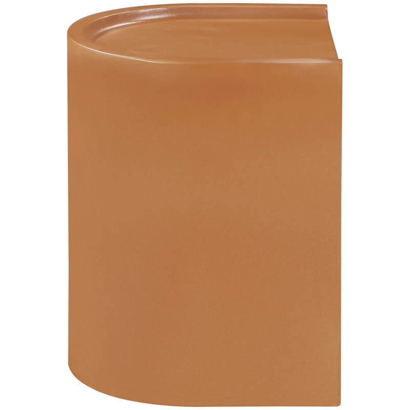Meridian Furniture Avenda Terracotta Indoor/Outdoor Concrete End Table