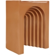 Meridian Furniture Avenda Terracotta Indoor/Outdoor Concrete End Table
