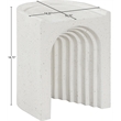 Meridian Furniture Avenda Terrazzo Indoor/Outdoor Concrete End Table