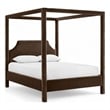 Meridian Furniture Dawson Brown Velvet Upholstered King Bed